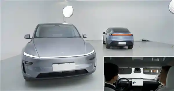 全新升级！焕新版Model Y国内首发：前卫车灯惊艳，后排电动折叠助您尽享豪华舒适
