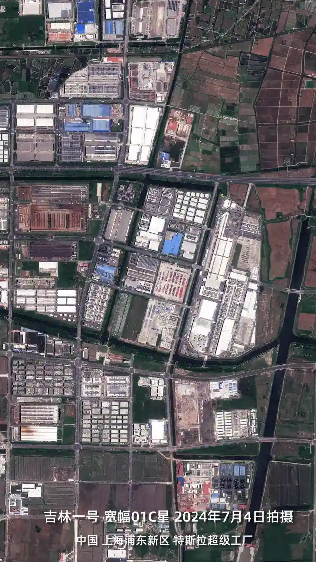 特斯拉上海储能超级工厂7个月飞速建成！探秘卫星视角下的全貌