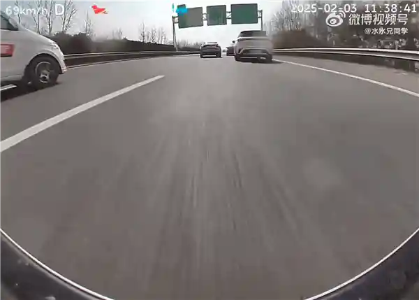蔚来车主高速急变道躲避追尾，感谢自动紧急制动系统拯救生命!