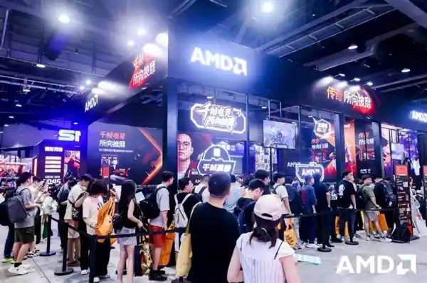 「千帧燃擎，高能来袭！AMD核聚变2025展台引爆未来」